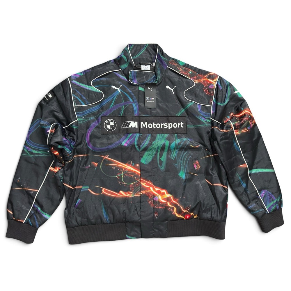PUMA BMW M Motorsport Cao Fei $250 Racer Jacket Men's Size XL